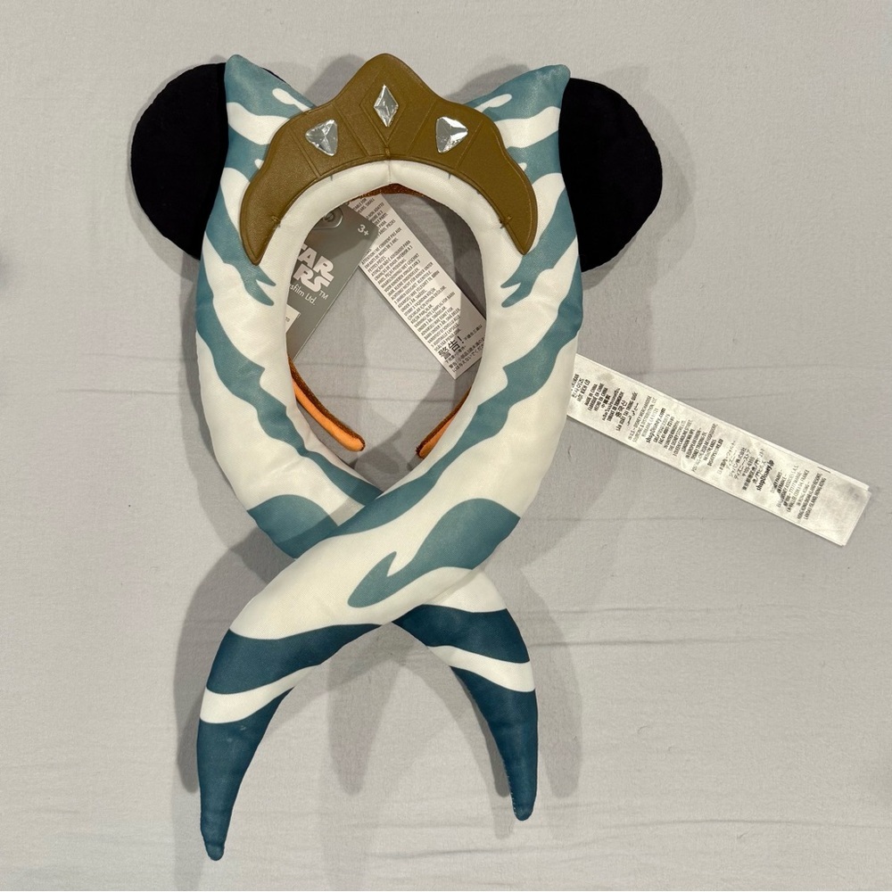 New Ahsoka Tano Ears Headband Adults Star Wars Mickey Mouse Ears Rhinestones